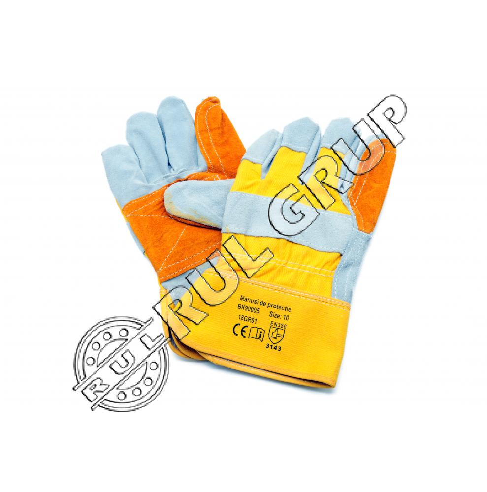 MANUSI DE PROTECTIE PIELE + BUMBAC BK90005 BRECKNER